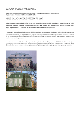 Generuj PDF - Szkoła Policji w Słupsku