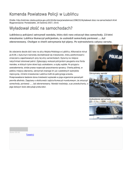 Generuj PDF - Komenda Powiatowa Policji w Lublińcu