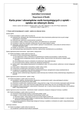 Charter - Home Care - 27 February 2017_Polish