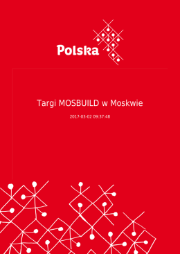 Targi MOSBUILD w Moskwie