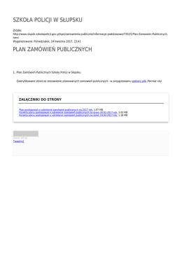 Generuj PDF - Szkoła Policji w Słupsku