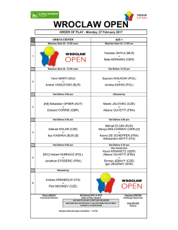 WROCLAW OPEN