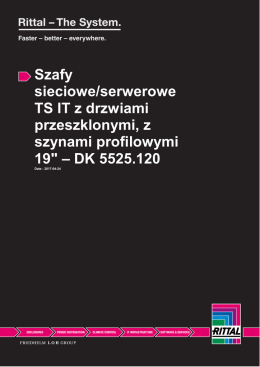 Szafy sieciowe/serwerowe TS IT z drzwiami przeszklonymi, z