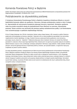 Generuj PDF - Komenda Powiatowa Policji w Będzinie