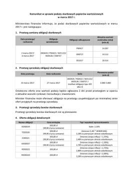 Treść notatki - Finanse MF
