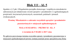 Blok 111 – kl. 5