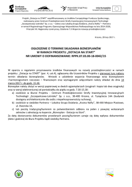 Załącznik nr 1 - Strefa Szczepańcowa