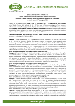 www.anr.gov.pl www.anr.gov.pl - Agencja Nieruchomości Rolnych
