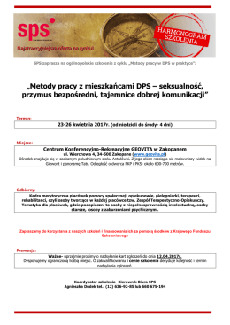 Pobierz harmonogram szkolenia oraz kartę zgłoszeniową
