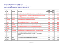 Zobacz wyniki - Olimpiada Przedsiębiorczości