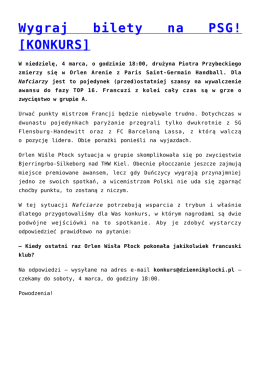 Wygraj bilety na PSG! [KONKURS]