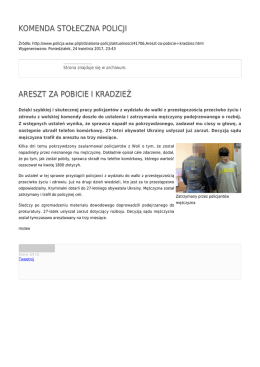 Generuj PDF - Komenda Stołeczna Policji