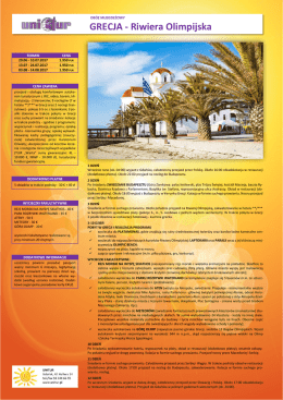 GRECJA - Riwiera Olimpijska