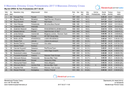 II Zimowy CrossPobiedziska Open