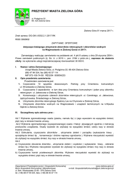 prezydent miasta zielona góra
