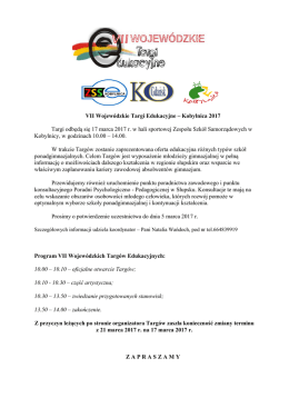VII Wojewódzkie Targi Edukacyjne – Kobylnica