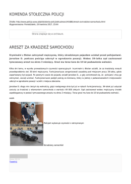 Generuj PDF - Komenda Stołeczna Policji