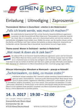 Flyer - Euregio Rijn-Waal