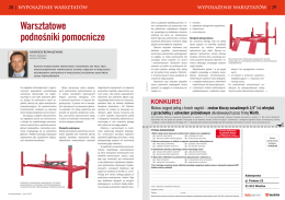 Warsztatowe podnośniki pomocnicze - E