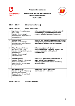 tutaj… - Wydział Filologiczny UŁ