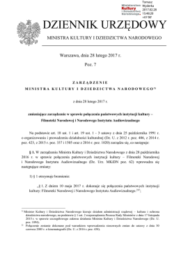 DZIENNIK URZĘDOWY