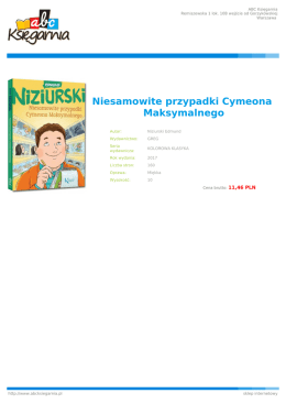 Niesamowite przypadki Cymeona Maksymalnego