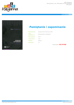 Pamiętanie i zapominanie