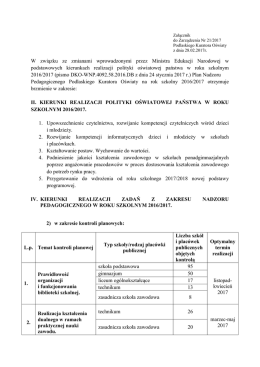 Załącznik do Zarządzenia Nr 21 - Kuratorium Oświaty w Białymstoku