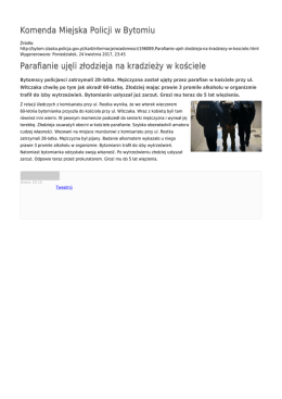 Generuj PDF - Komenda Miejska Policji w Bytomiu
