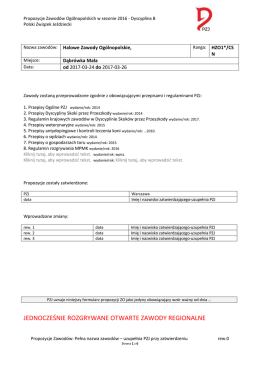 Zawodów Ogólnopolskich