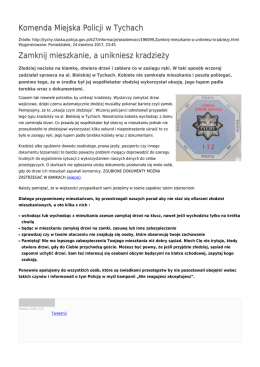 Generuj PDF - Komenda Miejska Policji w Tychach
