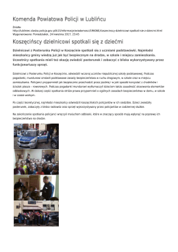 Generuj PDF - Komenda Powiatowa Policji w Lublińcu