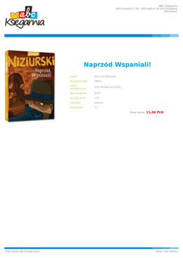 Naprzód Wspaniali!