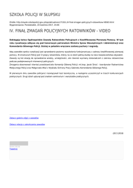 Generuj PDF - Szkoła Policji w Słupsku