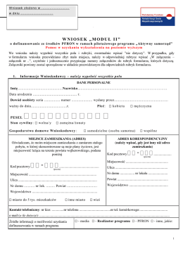 Wniosek Moduł II