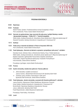 PROGRAM KONFERENCJI