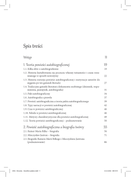Spis treści