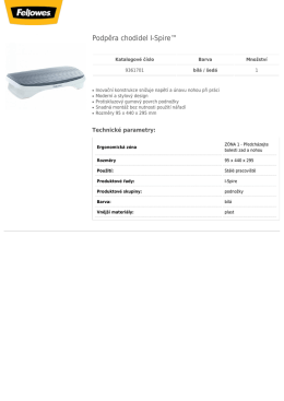 Podložka pod nohy I-Spire
