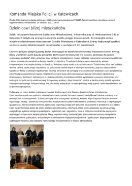 Generuj PDF - Komenda Miejska Policji w Katowicach