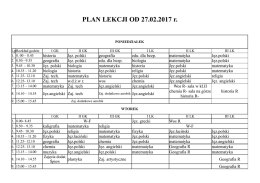 Pobierz plan - Gimnazjum Klasyczne