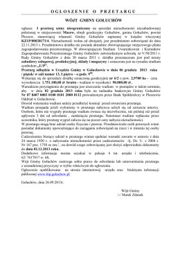 Gmina Gołuch&oacute;w