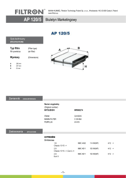 AP 120/5 Biuletyn Marketingowy