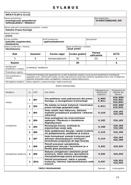 7. Przestępczość gospodarcza