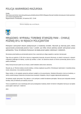 Generuj PDF - Policja Warmińsko