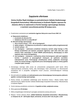 Zapytanie ofertowe