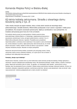Generuj PDF - Komenda Miejska Policji w Bielsku