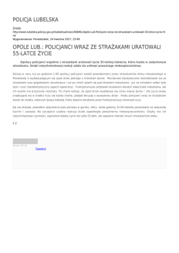 policja lubelska opole lub.: policjanci wraz ze strażakami uratowali