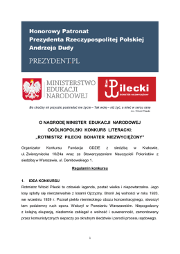 Rotmistrz Pilecki Bohater Niezwyciężony