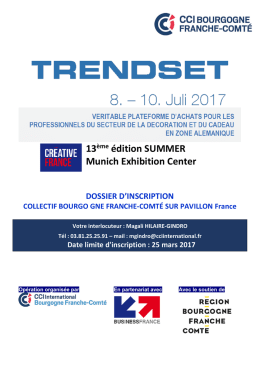 Bulletin d`inscription