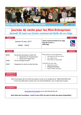 Informations pratiques